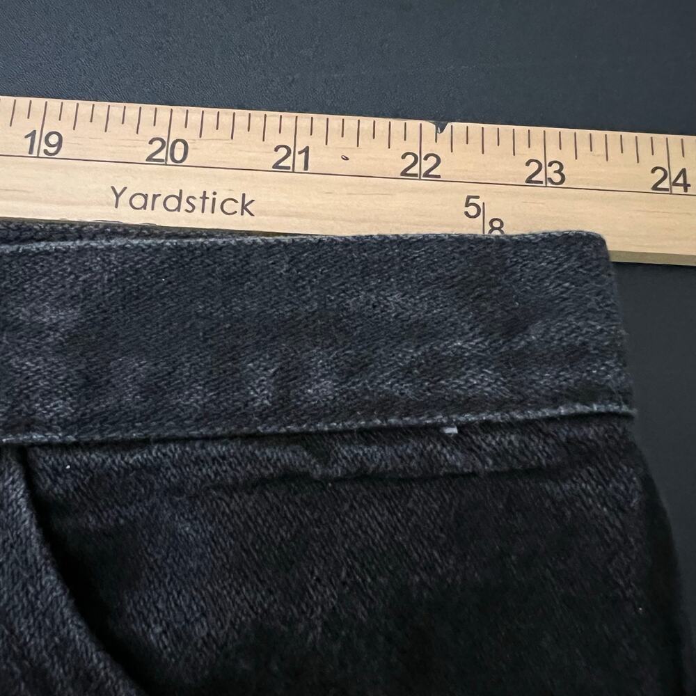 Wrangler Black Straight Leg Denim Jeans Big and Tall 13MWZWK | Men's Size 48X34 - Picture 5 of 8